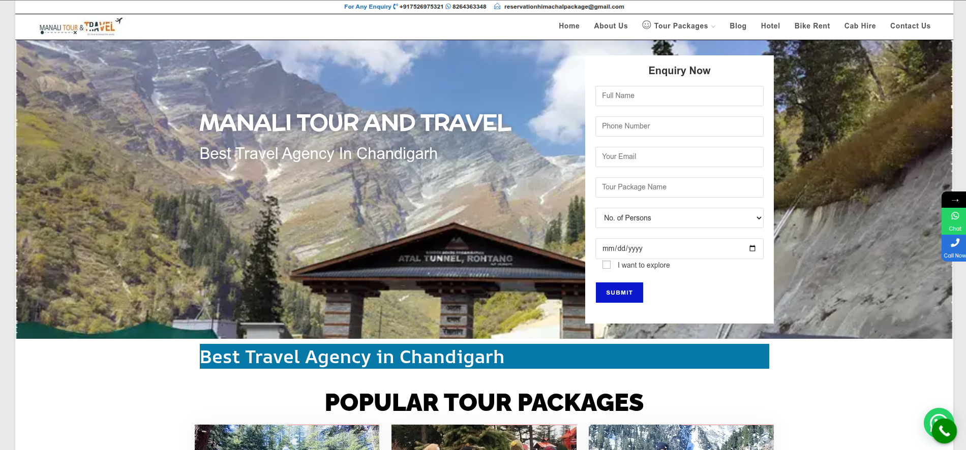 Manali Tour And Treveler
